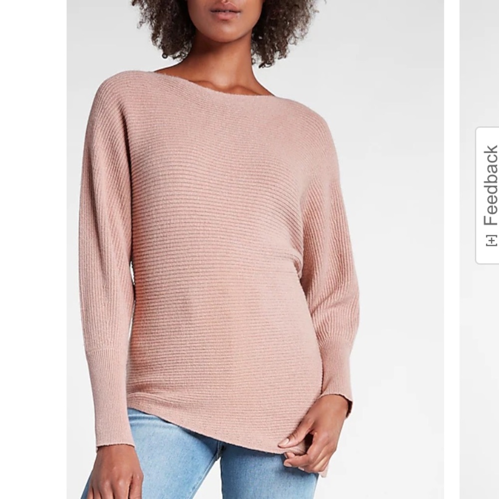 NWT Express Asymmetrical Tunic Sweater